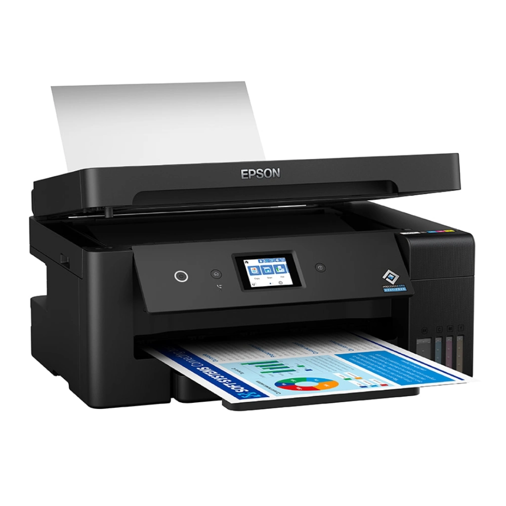 Epson Ink Tank Color Printer L14150 A3 Multi Function with Duplex | Fax | Lan | ADF | WiFi (4 Color) view 3